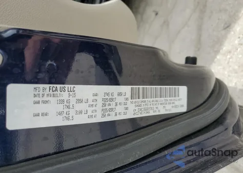 2016 Chrysler Town & Country Touring из США, поврежденный, VIN 2C4RC1BG6GR157613